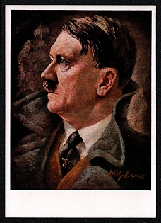 Hitler Third Reich Nazi Propaganda Postcard