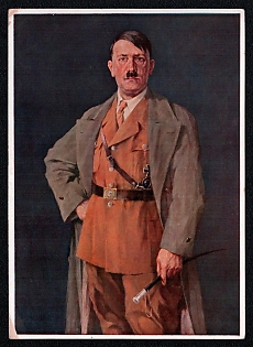 Hitler Third Reich Nazi Propaganda Postcard