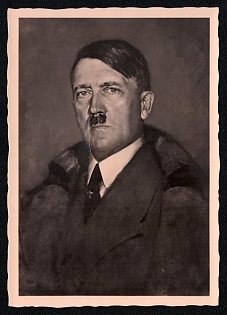Hitler Third Reich Nazi Propaganda Postcard