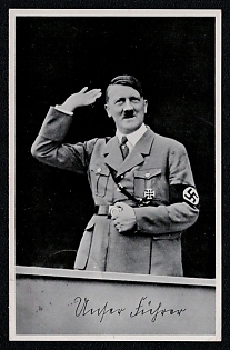 Hitler Third Reich Nazi Propaganda Postcard