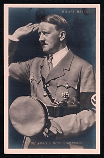 Hitler Third Reich Nazi Propaganda Postcard