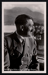 Hitler Third Reich Nazi Propaganda Postcard
