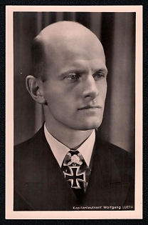 Famous Nazi Personality Portrait Third Reich Nazi Propaganda Postcard