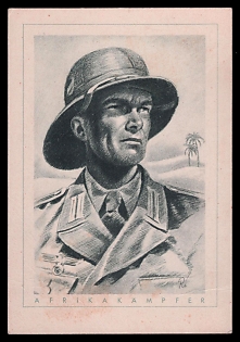 High Rank Military Personnel Portrait Third Reich Nazi Propaganda Postcard