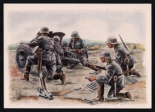 Infantry Wehrmacht Army Military Third Reich Nazi Propaganda Postcard
