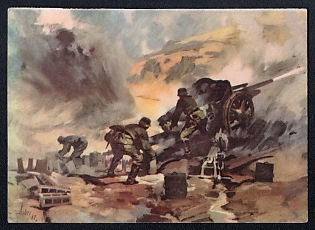 Infantry Wehrmacht Army Military Third Reich Nazi Propaganda Postcard