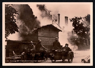 Infantry Wehrmacht Army Military Third Reich Nazi Propaganda Postcard