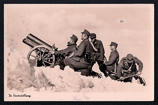 Infantry Wehrmacht Army Military Third Reich Nazi Propaganda Postcard
