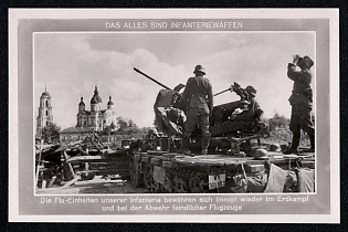 Infantry Wehrmacht Army Military Third Reich Nazi Propaganda Postcard