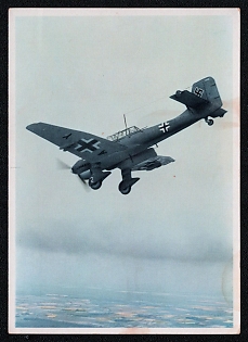 Military Aircraft Air Force Luftwaffe Third Reich Nazi Propaganda Postcard