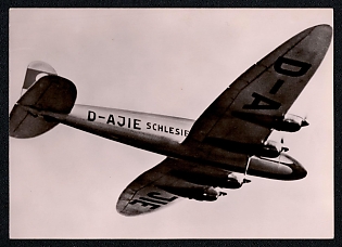 Military Aircraft Air Force Luftwaffe Third Reich Nazi Propaganda Postcard