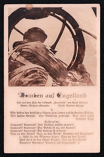 Air Forces Wehrmacht Military Army Third Reich Nazi Propaganda Postcard