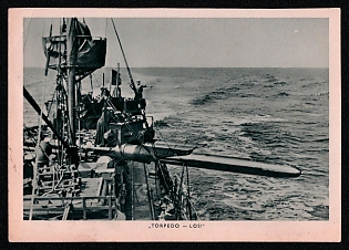 Navy Ships Deutsche Marine Third Reich Nazi Propaganda Postcard