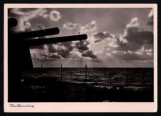 Navy Ships Deutsche Marine Third Reich Nazi Propaganda Postcard
