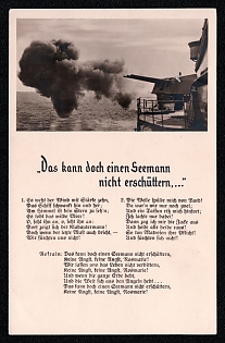 Navy Ships Deutsche Marine Third Reich Nazi Propaganda Postcard