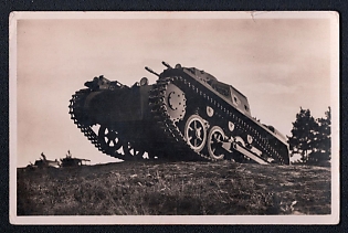Tank Armored Forces Panzerwaffe Third Reich Nazi Propaganda Postcard