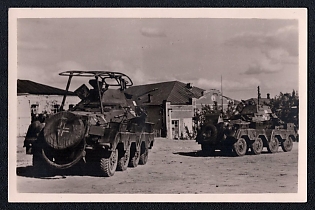 Armored Vechicles Army Military Third Reich Nazi Propaganda Postcard