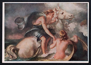 Nude Art Third Reich Nazi Propaganda Postcard