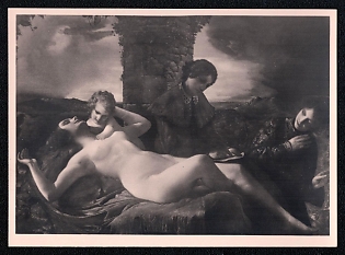 Nude Art Third Reich Nazi Propaganda Postcard