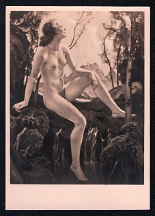 Nude Art Third Reich Nazi Propaganda Postcard