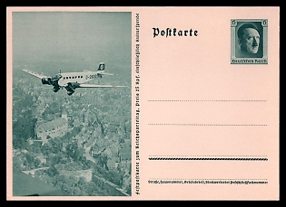 Postal Stationery Third Reich Nazi Propaganda Postcard
