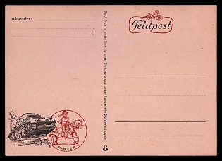 Postal Stationery Third Reich Nazi Propaganda Postcard