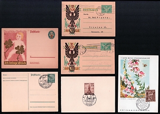 Postal Stationeries Third Reich Nazi Propaganda Postcard