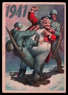 1922-1945 Fascist Italy Propaganda Postcard