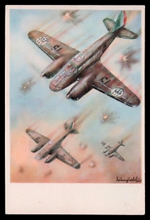 1922-1945 Fascist Italy Propaganda Postcard