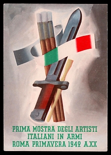 1922-1945 Fascist Italy Propaganda Postcard