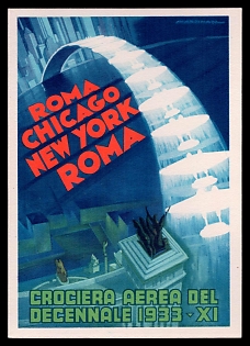 1922-1945 Fascist Italy Propaganda Postcard