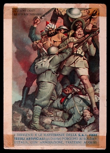 1922-1945 Fascist Italy Propaganda Postcard