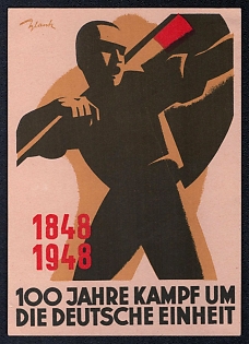 1948 German Propaganda Postcard