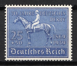 1939 25pf Third Reich, Germany, Complete Set