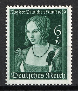 1939 6pf Third Reich, Germany, Complete Set