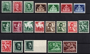 1936-39 Third Reich, Germany, Complete Sets