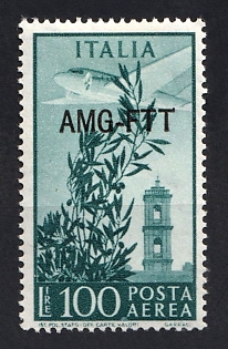 1947-48 100l Trieste, Italy, Zone A, Allied Military Government, Airmail