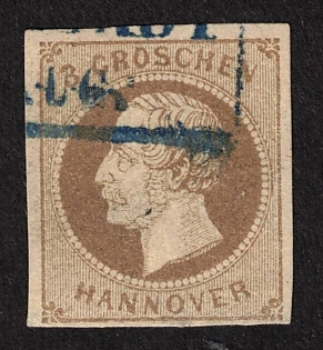 1861 3 GR, Hannover, German States, Germany