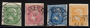 1858 Prussia, German States, Germany, Complete Set