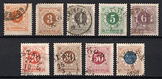 1886-91 Sweden, Complete Set