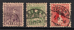 1917 Switzerland, Complete Set