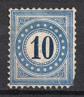 1878-80 10c Switzerland, Official Stamp