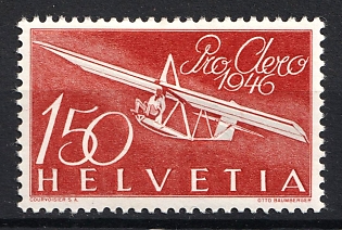 1946 1.50fr Switzerland, Airmail, Complete Set