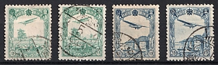 1936 Republic of Manchukuo, Airmail, Complete Set