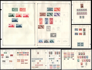 1917-51 Republic of San Marino, Collection of Airmail, Official and few Other Issues