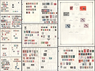 1866-1959 Republic of Uruguay , Collection of Stamps