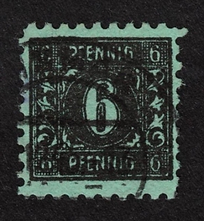 1945 6 Pf Mecklenburg-Vorpommern, Varity Of Color, Soviet Russian Zone of Occupation, Germany, Signed