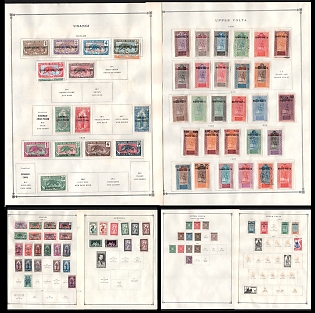1915-59 Cambodia, Ubangi-Shari-Tchad, Upper Volta, French Colonies, Collection of Stamps