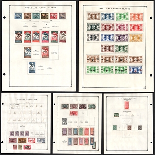 1906-46 Wallis and Futuna, Upper Senegal and Niger, French Colonies, Collection of Stamps