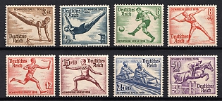1936 Third Reich, Germany, Complete Set